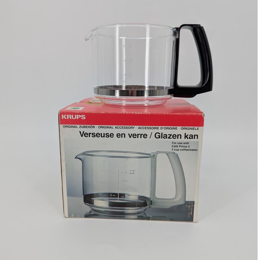 Vintage PYREX Replacement Coffee Carafe for Krups Prima 5 w Original Box